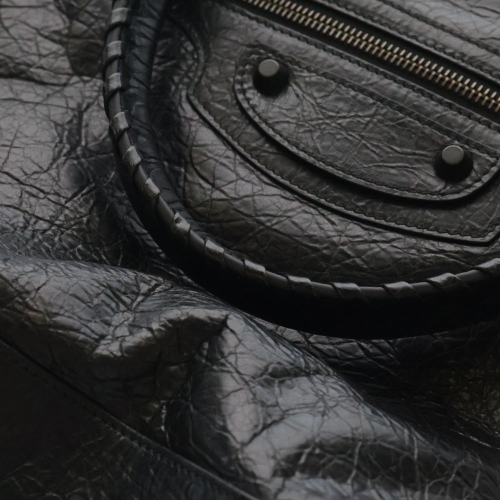 BALENCIAGA(バレンシアガ) ル シティ ミディアム 2wayハンドバッグ ショルダーバッグ ブラック レザー 797786