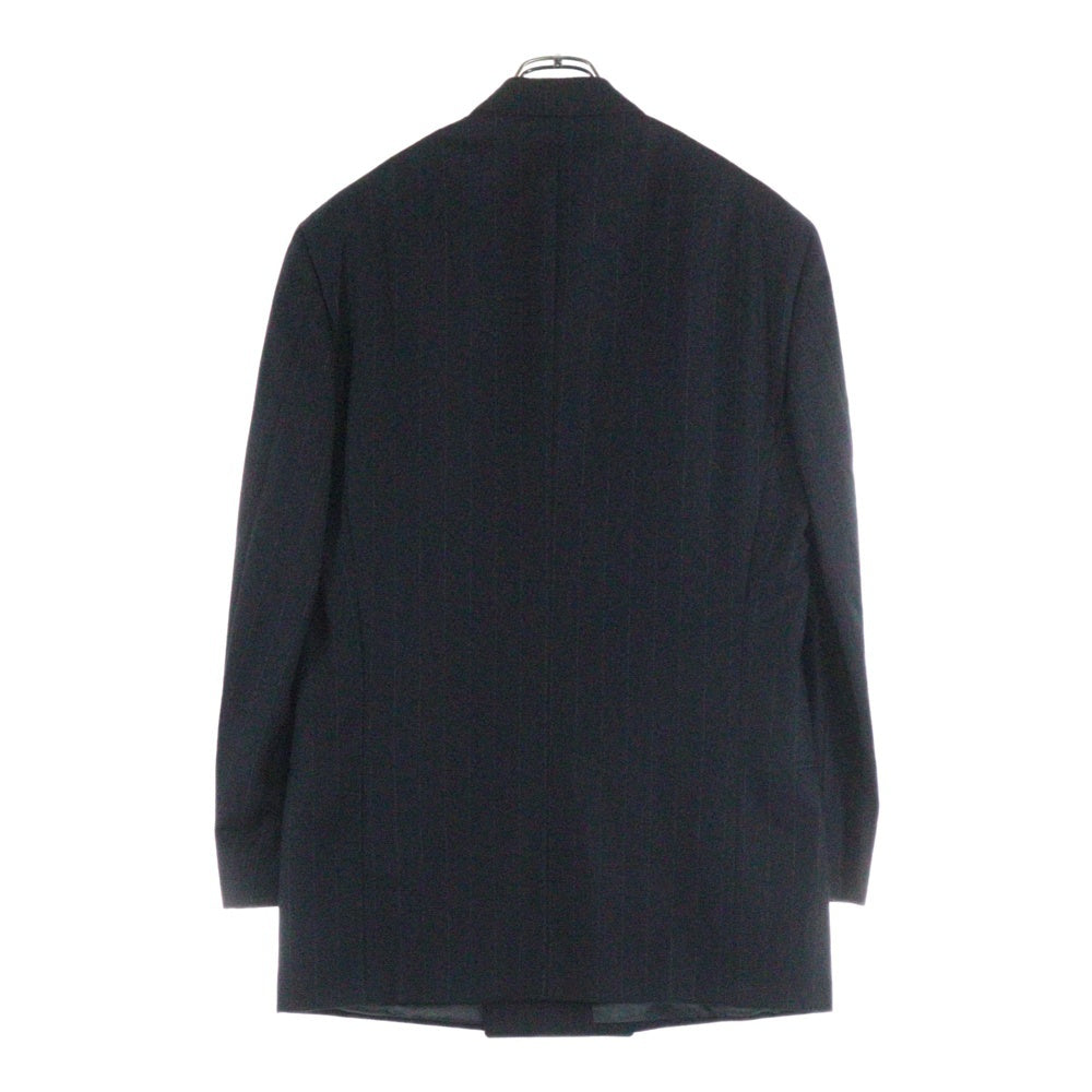 GIORGIO ARMANI(ジョルジオアルマーニ) セットアップスーツ ピンストライプ総柄 ダブルブレスト ピークドラペル テーラードジャケット 2タック スラックスパンツ
