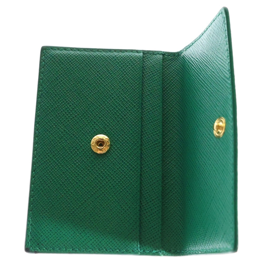 PRADA(プラダ) カードケース 名刺入れ 小物入れ グリーン サフィアーノレザー