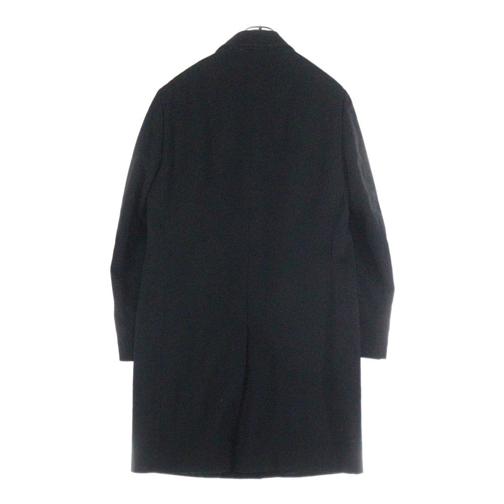 Ermenegildo Zegna(エルメネジルドゼニア) カシミヤ ハンドステッチ 3B チェスター ロング オーバーコート ブラック 42AM20