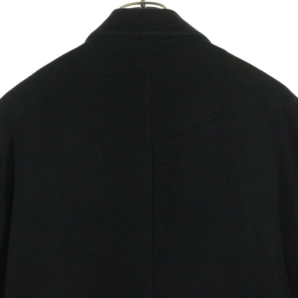 Ermenegildo Zegna(エルメネジルドゼニア) カシミヤ ハンドステッチ 3B チェスター ロング オーバーコート ブラック 499502
