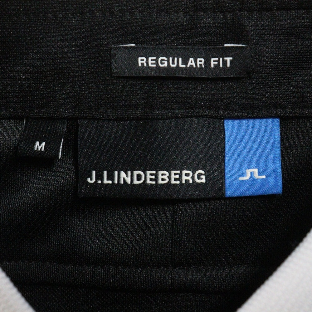J.LINDEBERG(ジェイリンドバーグ) レギュラーフィット 半袖ポロシャツ ブラック