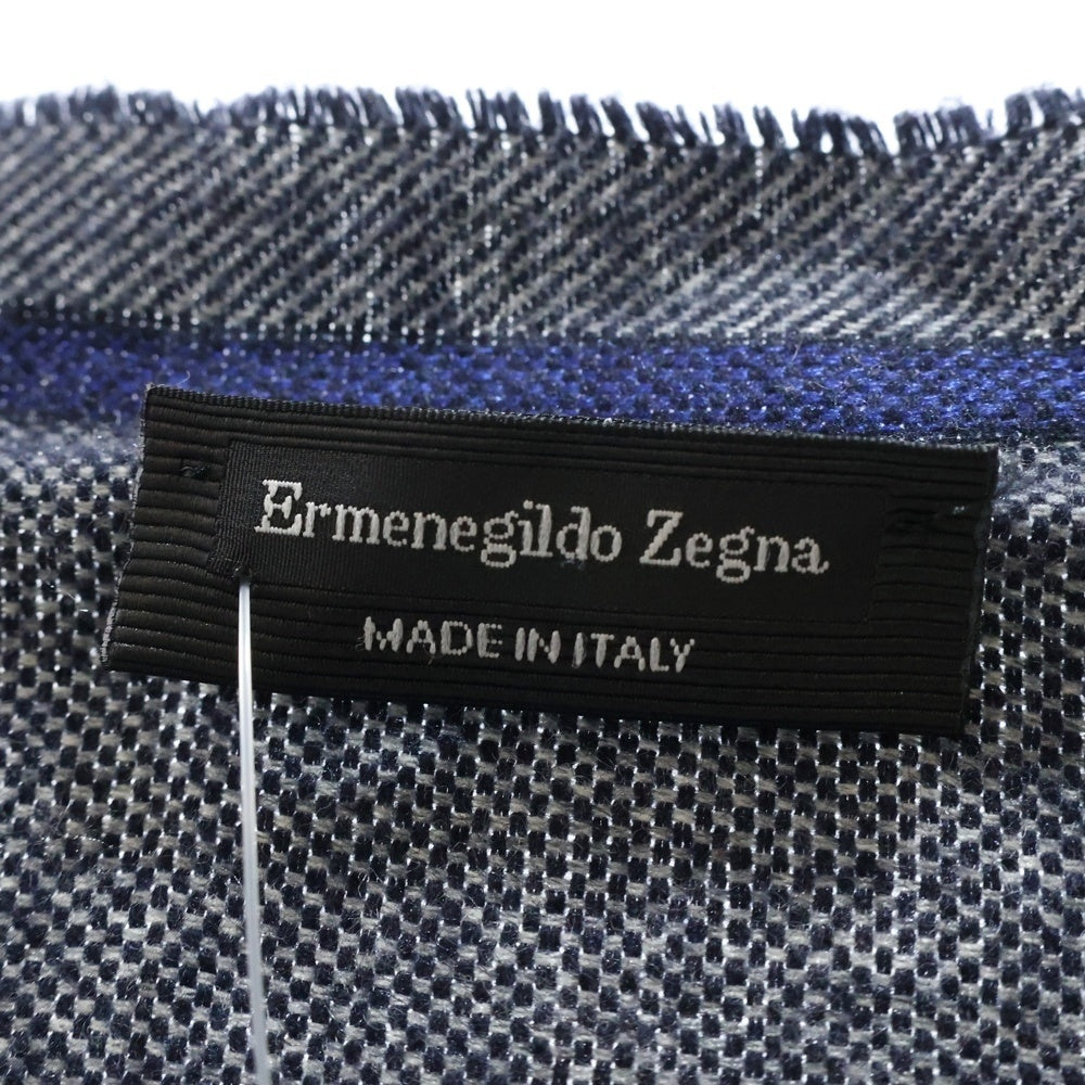 Ermenegildo Zegna(エルメネジルドゼニア) マフラー ネイビー