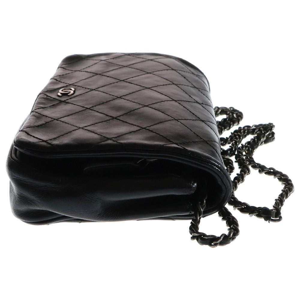 CHANEL(シャネル) マトラッセ チェーンショルダーバッグ ブラック シルバー金具