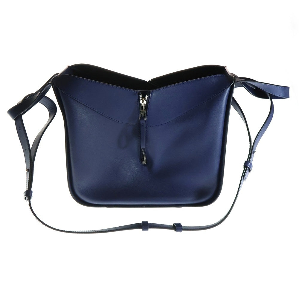 LOEWE(ロエベ) ハンモック スモール ネイビー レザー 2WAY ハンドバッグ ショルダーバッグ