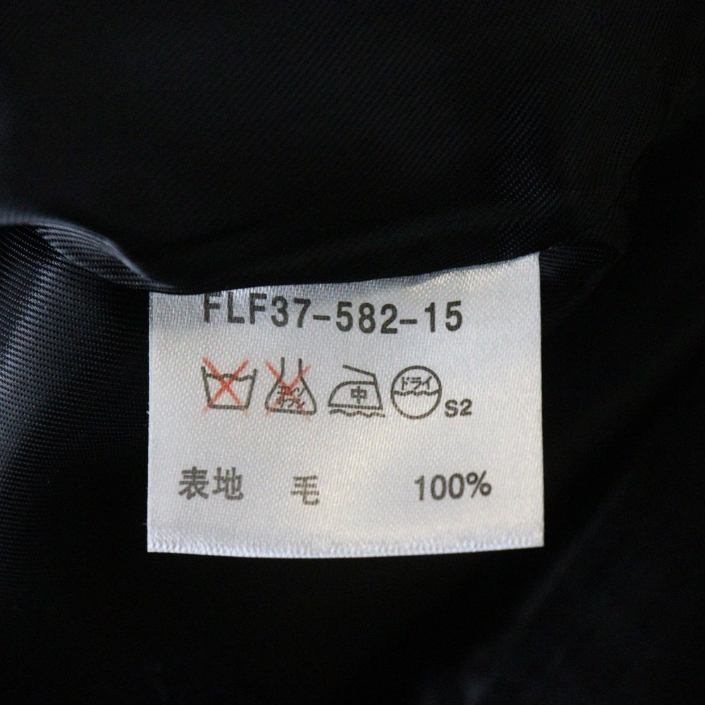 BURBERRY BLUE LABEL(バーバリーブルーレーベル) デタッチャブル ファー 襟 ウール ショートジャケット ブルゾン ブラック レディース FLF37-582-15