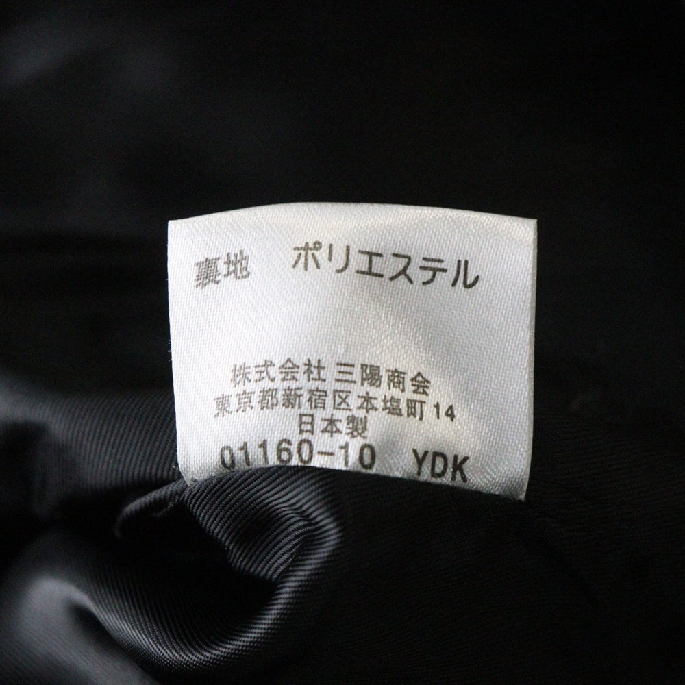 BURBERRY BLUE LABEL(バーバリーブルーレーベル) デタッチャブル ファー 襟 ウール ショートジャケット ブルゾン ブラック レディース FLF37-582-15
