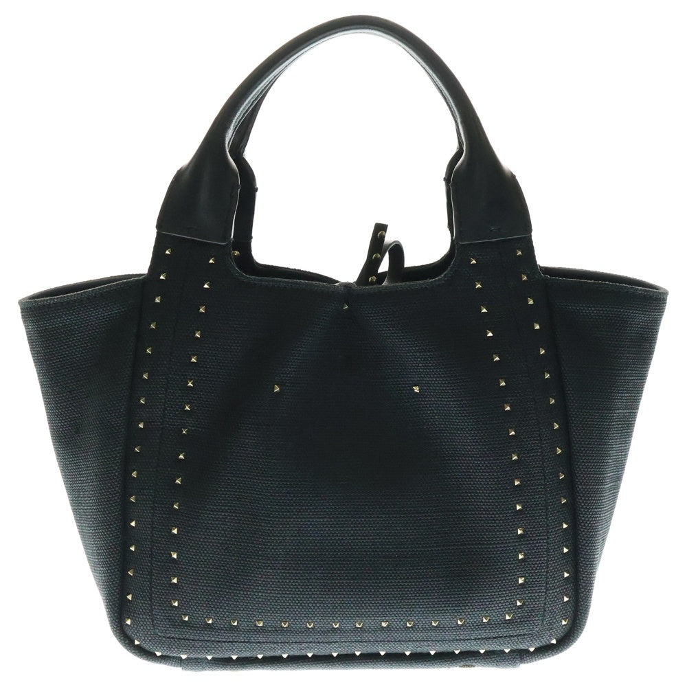 VALENTINO(ヴァレンティノ) アトリエ 2WAYハンドバッグ ショルダーバッグ ブラック ゴールド金具 キャンバス