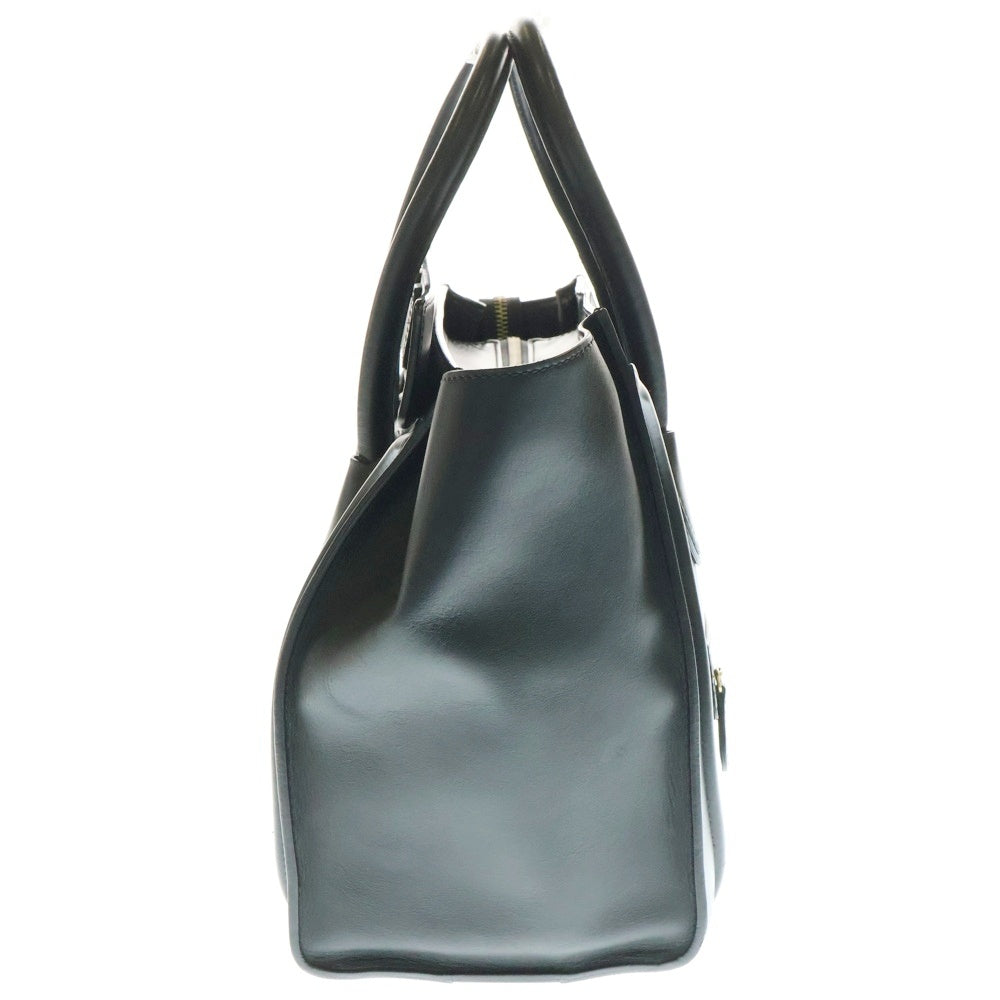 CELINE(セリーヌ) ラゲージ ミニショッパー レザーハンドバッグ ブラック レディース