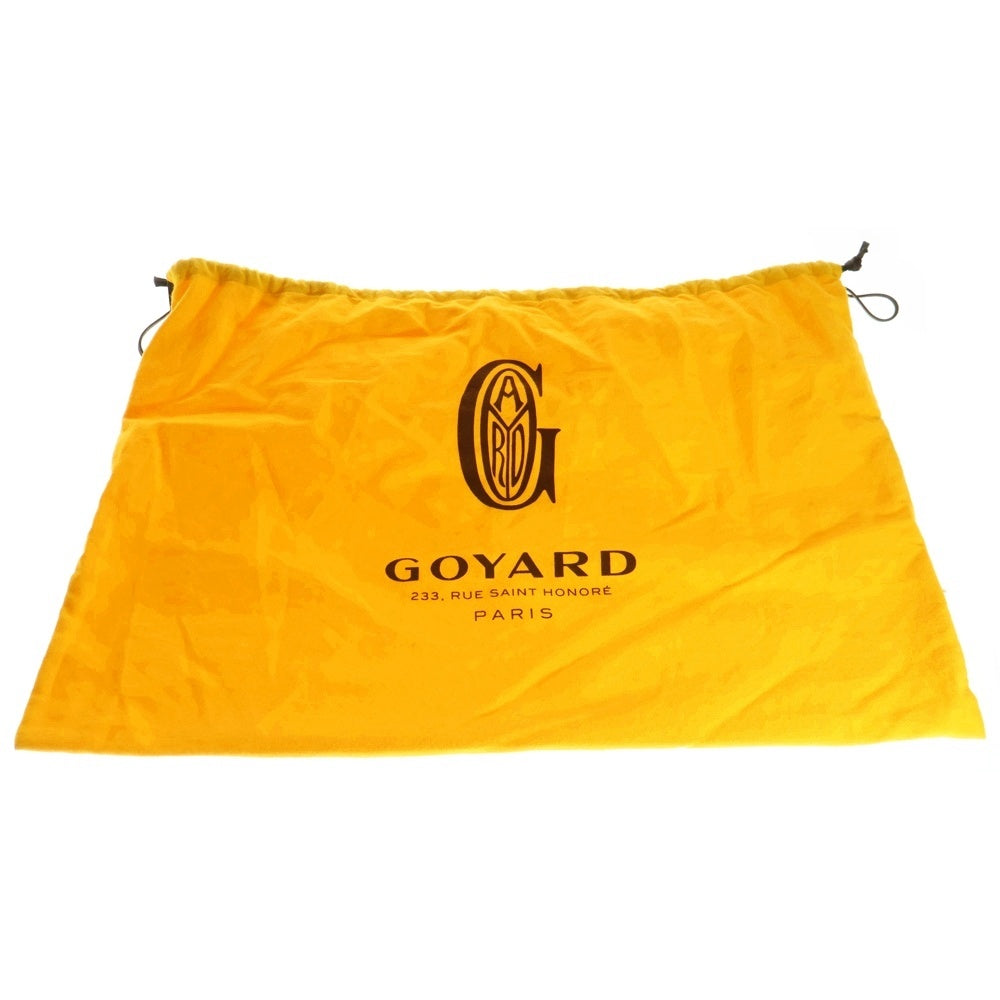 GOYARD(ゴヤール) サンルイPM PVCコーティングキャンバス レザー トートバッグ ホワイト