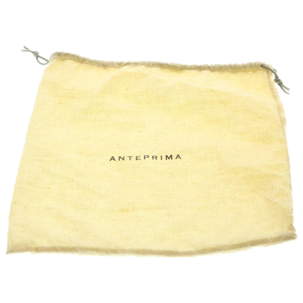 ANTEPRIMA(アンテプリマ) ハンドバッグ グレー ビーズ×ファー 〇