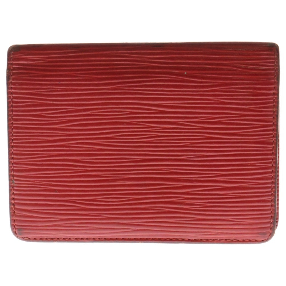 LOUIS VUITTON(ルイヴィトン) ポルト2カルトヴェルティカル エピ レザー カード パスケース カスティリアンレッド M6320E