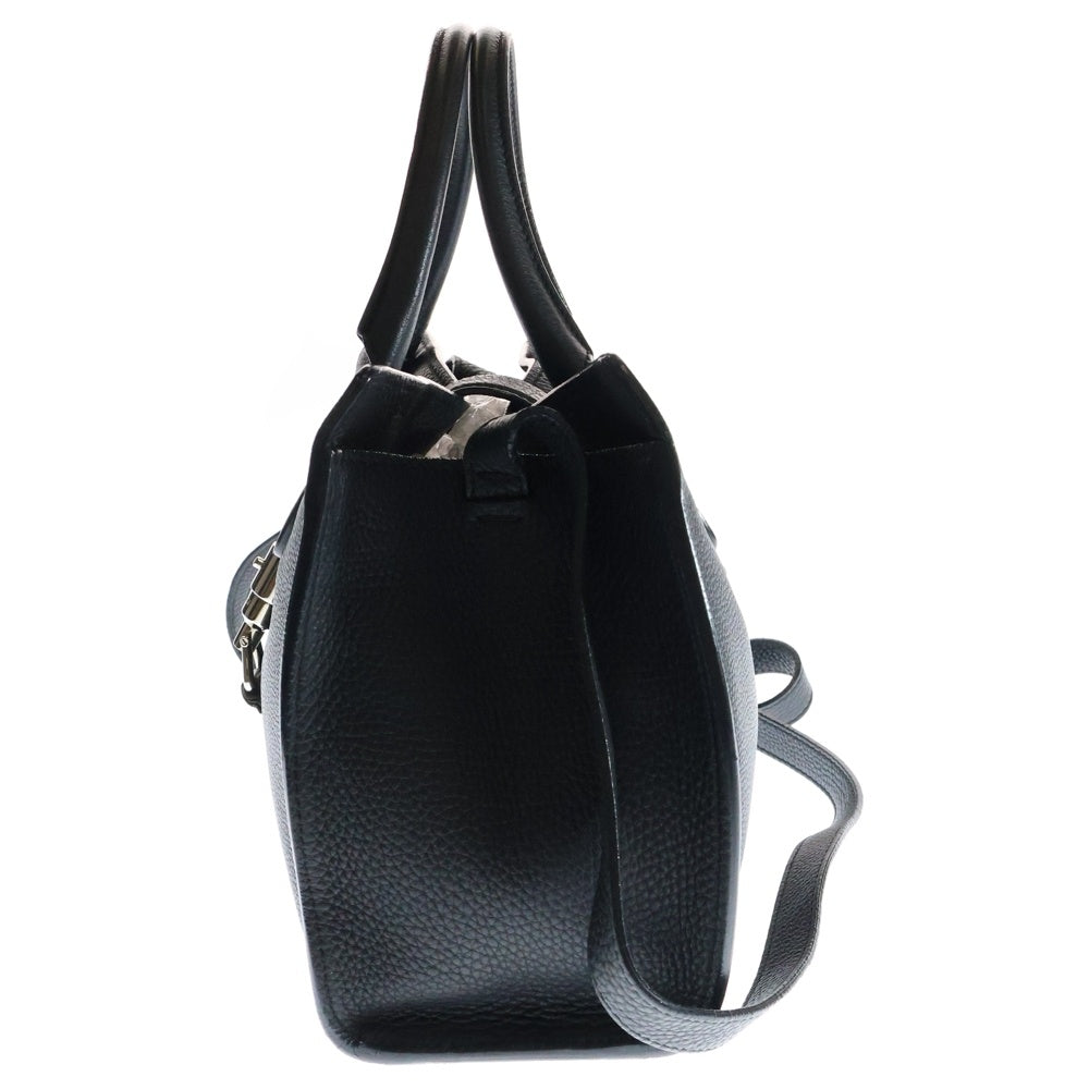 GUCCI(グッチ) ニュージャッキー レザー 2WAY ハンド ショルダーバッグ シルバー金具 ブラック 365460