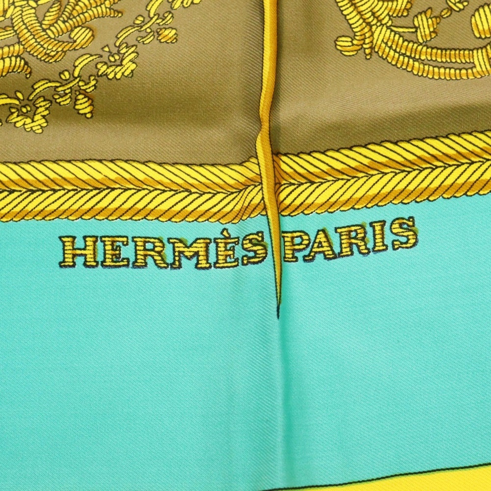 HERMES(エルメス) カレ90 パリの紋章 スカーフ マルチカラー シルク