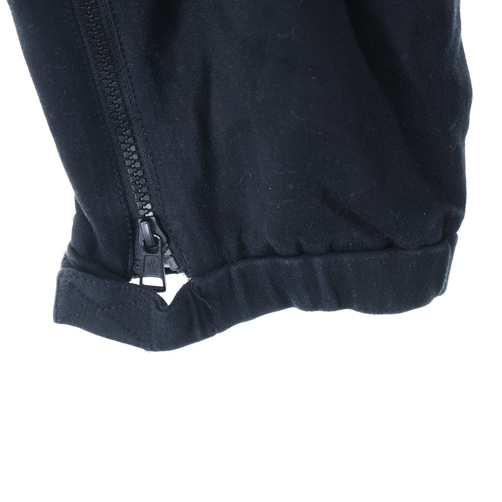 MONCLER(モンクレール) 21AW サイドジップ コットン ジョガーパンツ ブラック G20912A00023