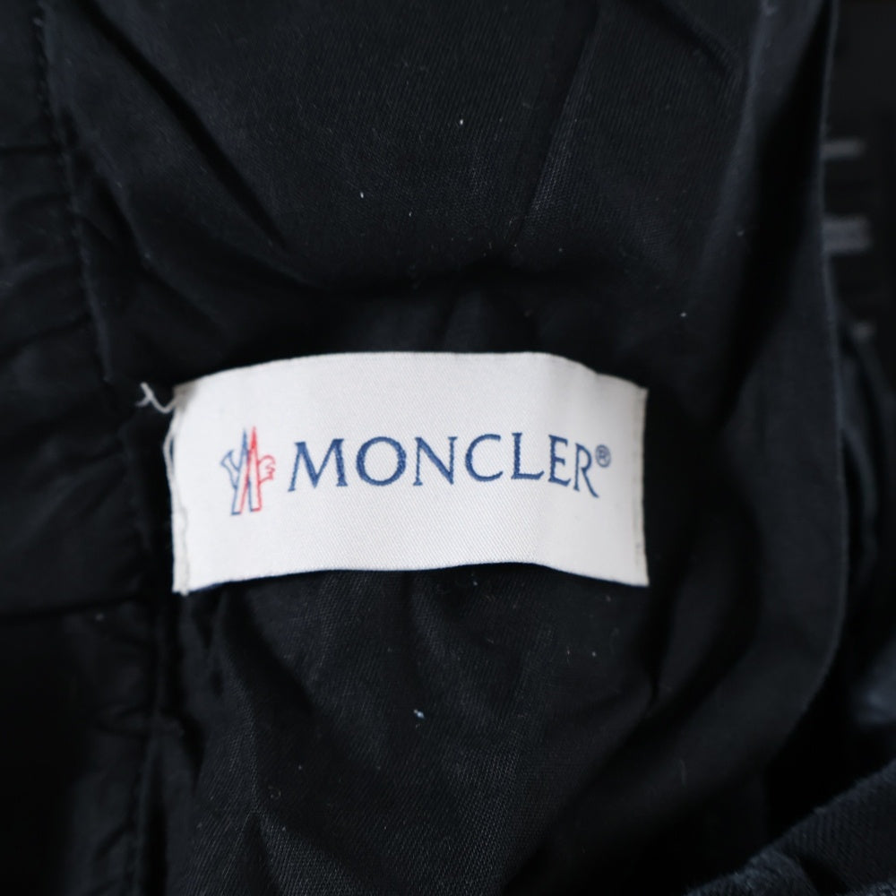 MONCLER(モンクレール) 21AW サイドジップ コットン ジョガーパンツ ブラック G20912A00023