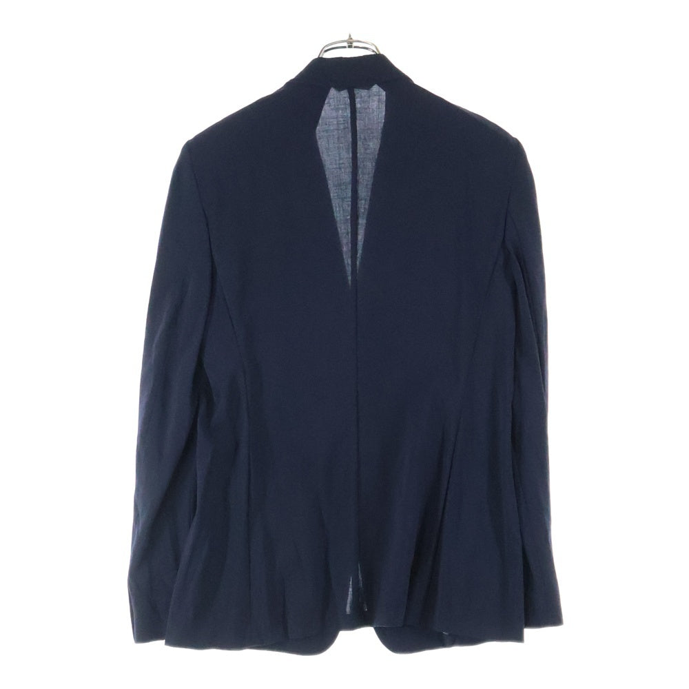 Max Mara(マックスマーラ) ウール ピークドラペル 1B テーラードジャケット ネイビー レディース