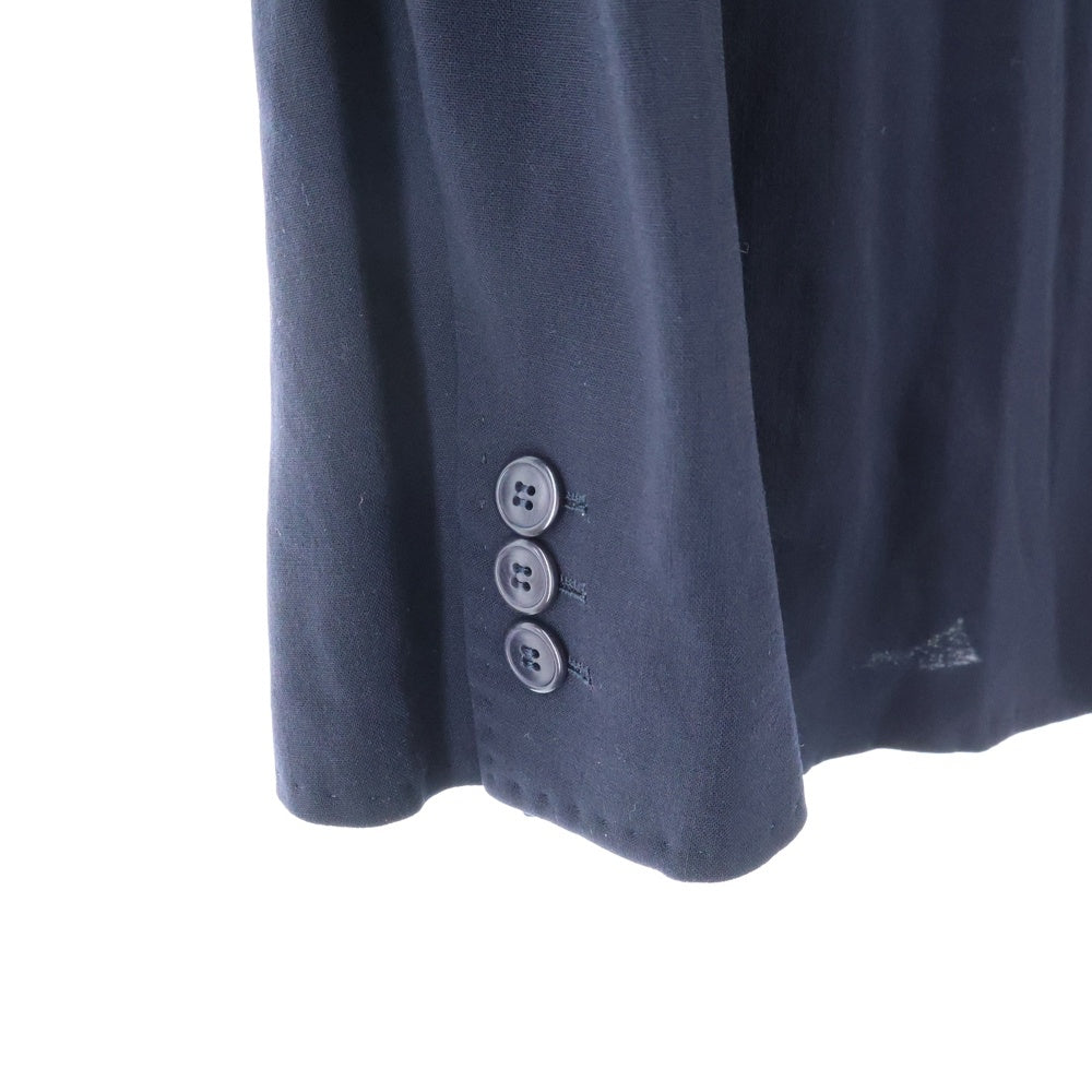 Max Mara(マックスマーラ) ウール ピークドラペル 1B テーラードジャケット ネイビー レディース