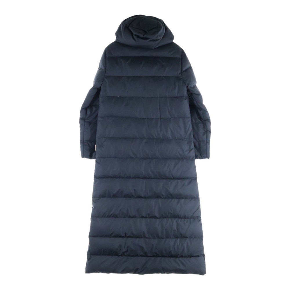 MONCLER(モンクレール) ヴァレンタイン ヴァレンティーヌ フーデッド ジップアップ ロング ダウンジャケット コート ブラック レディース 49351-90-69950