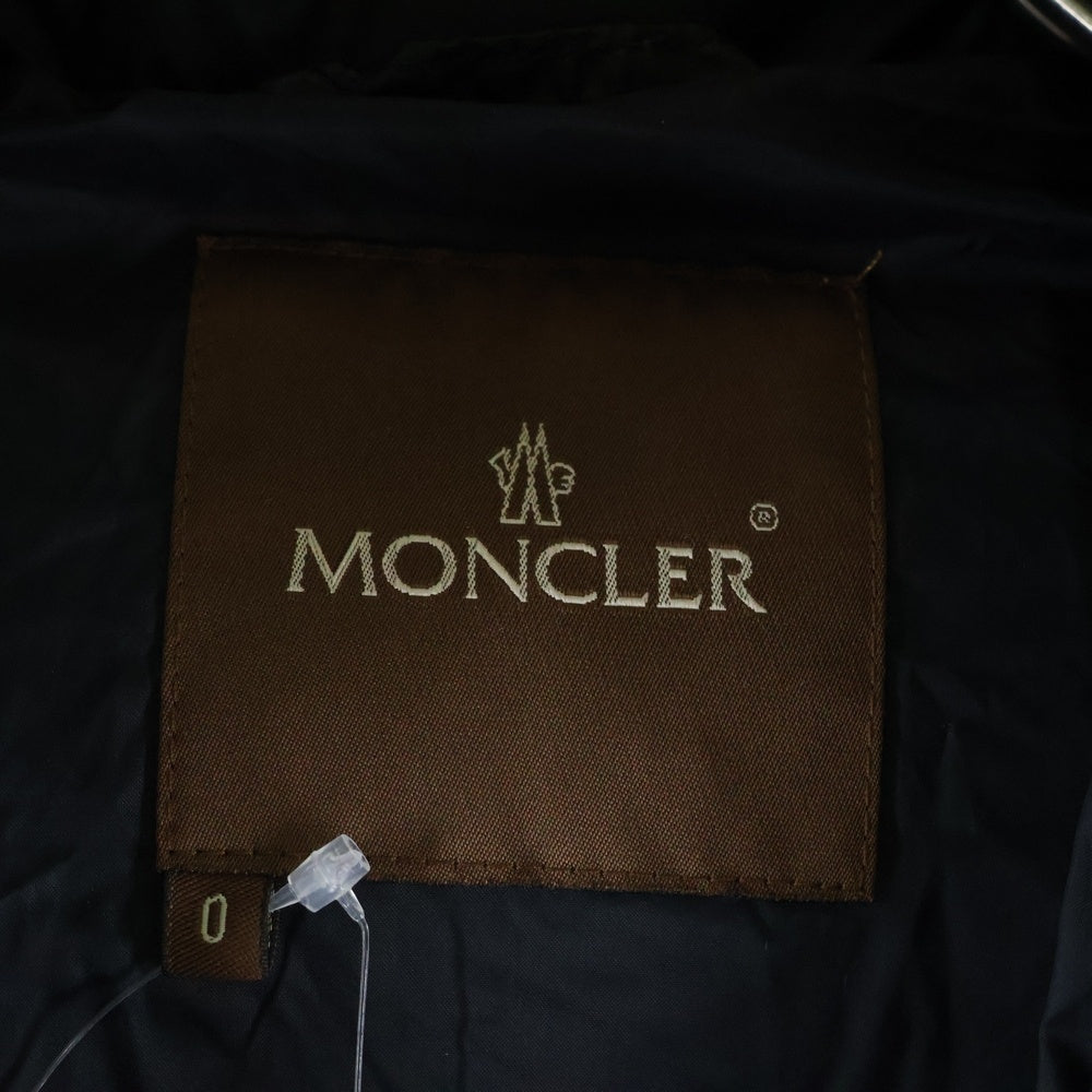 MONCLER(モンクレール) ヴァレンタイン ヴァレンティーヌ フーデッド ジップアップ ロング ダウンジャケット コート ブラック レディース 49351-90-69950