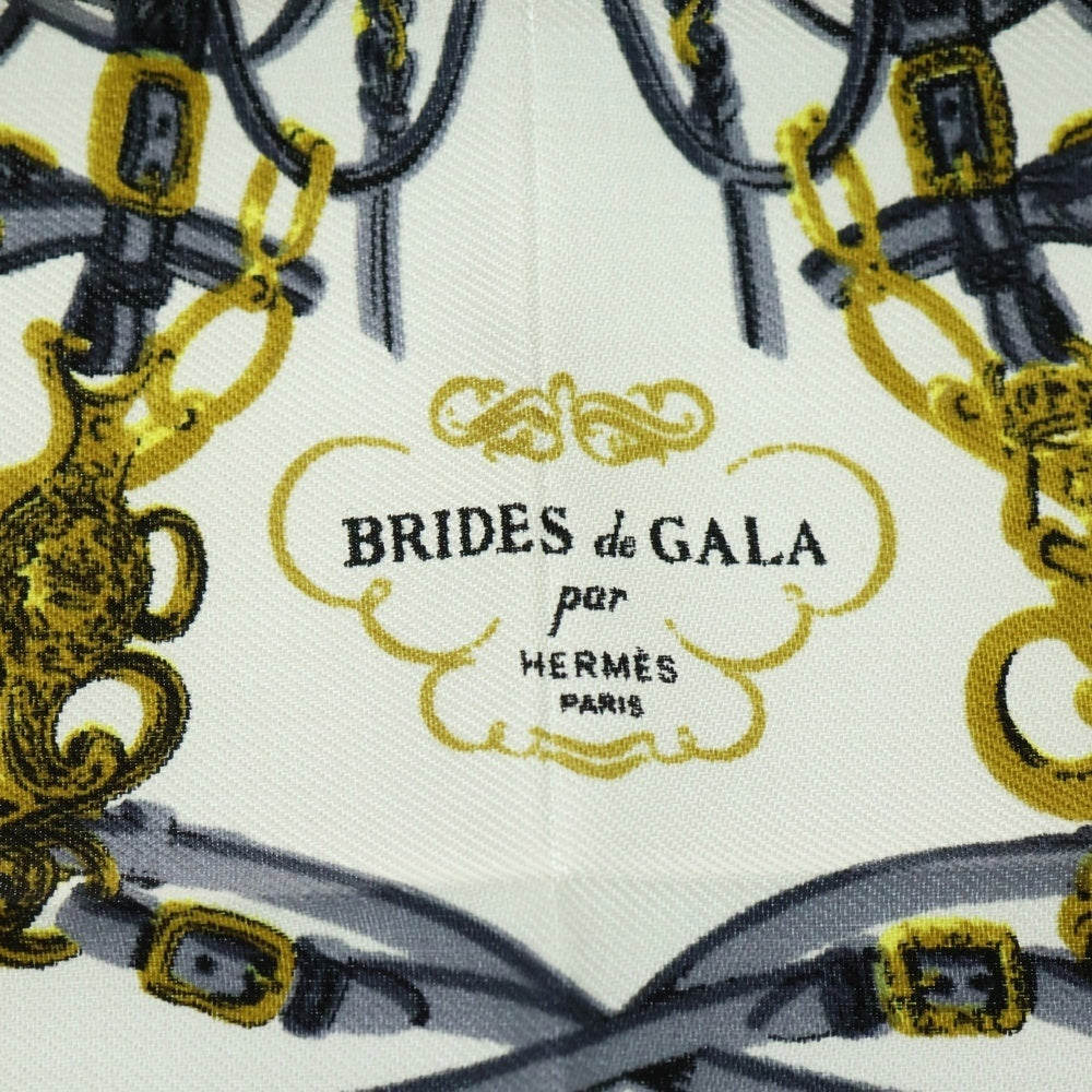 HERMES(エルメス) カレ20 BRIDES de GALA シルクスカーフ ライトブルー