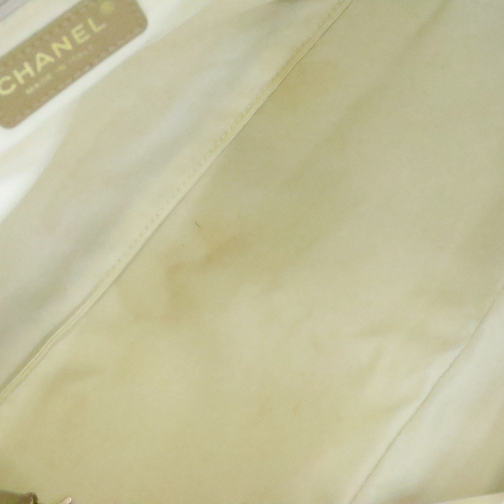 CHANEL(シャネル) ニュートラベルライン トートMM トートバッグ ハンドバッグ ベージュ ナイロン×レザー