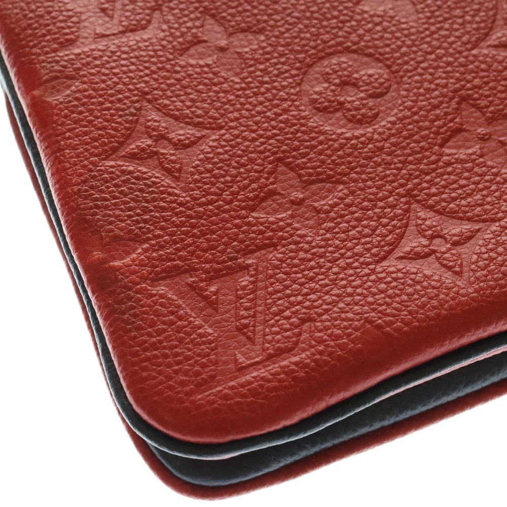 LOUIS VUITTON(ルイヴィトン) モノグラムアンプラント ポシェットドゥーブルジップ マリーヌルージュ チェーン ショルダーバッグ M63916