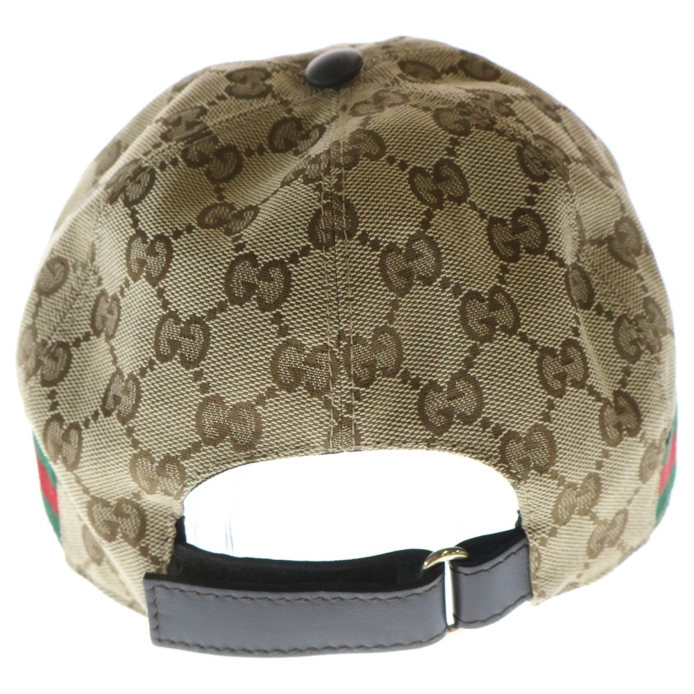 GUCCI(グッチ) GGキャンバス キャップ ブラウン #M 帽子