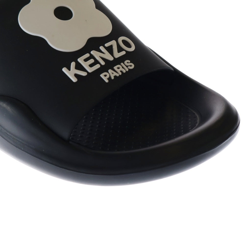 KENZO(ケンゾー) フラワーロゴ ラバー フラットサンダル ベナッシ シューズ ブラック 〇
