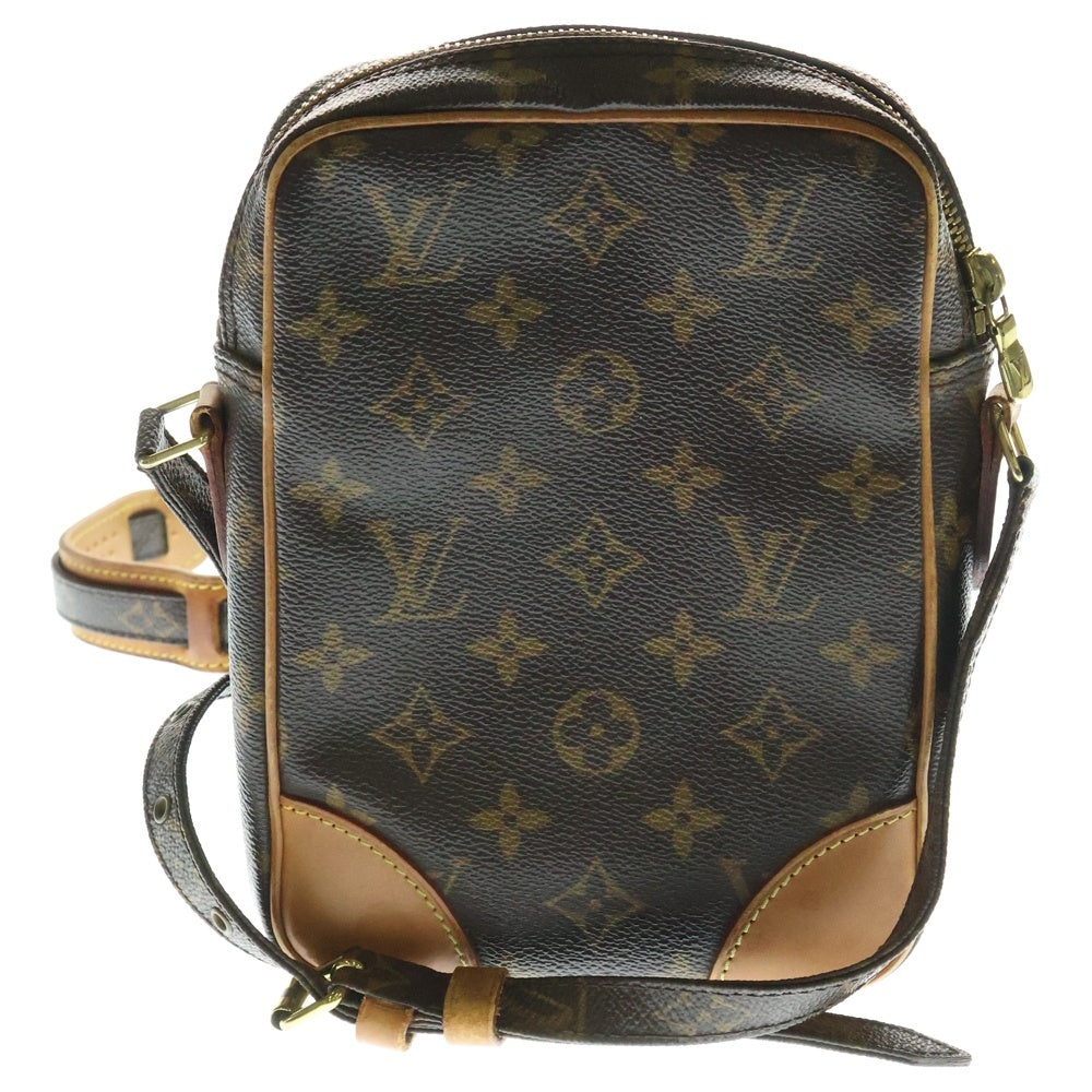 LOUIS VUITTON(ルイヴィトン) モノグラム アマゾン ショルダーバッグ ミニバッグ ブラウン ゴールド金具 レザー×PVC M45236