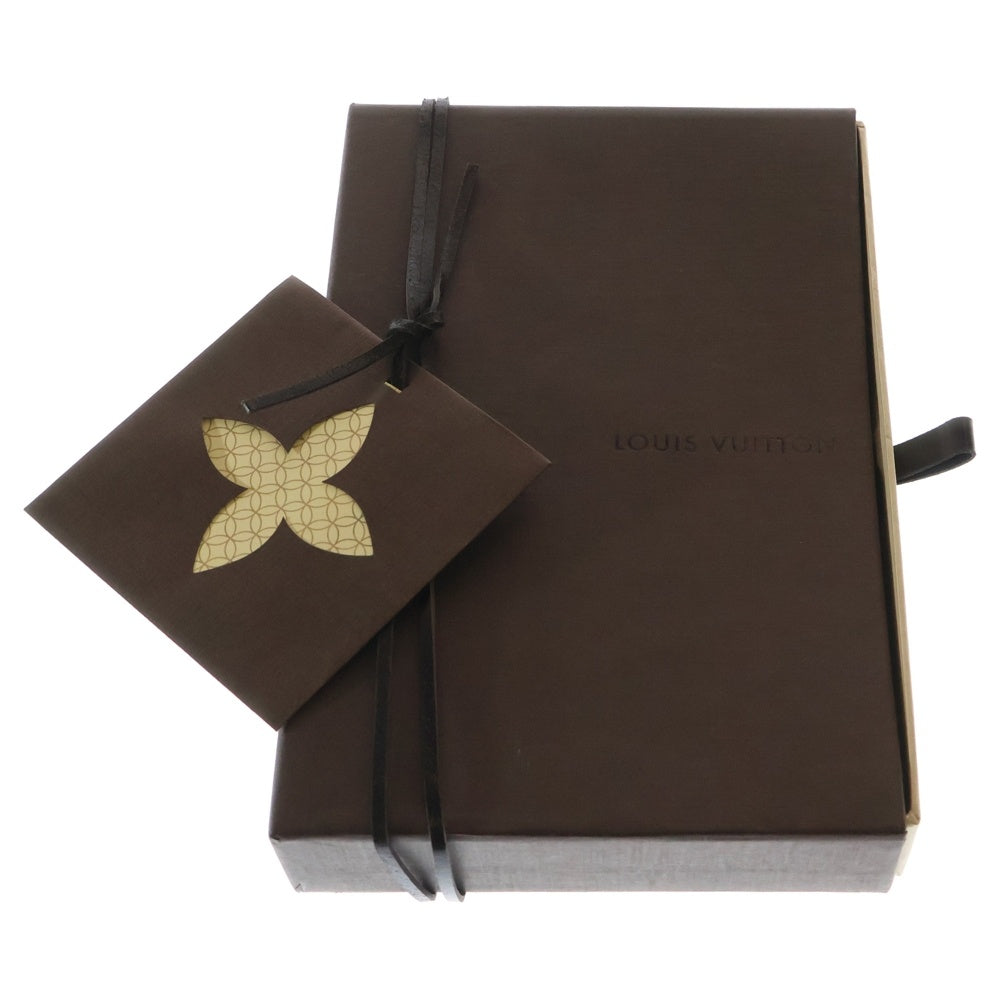 LOUIS VUITTON(ルイヴィトン) バンドー レオパード ヒョウ柄 スカーフ ブラック×ブラウン シルク
