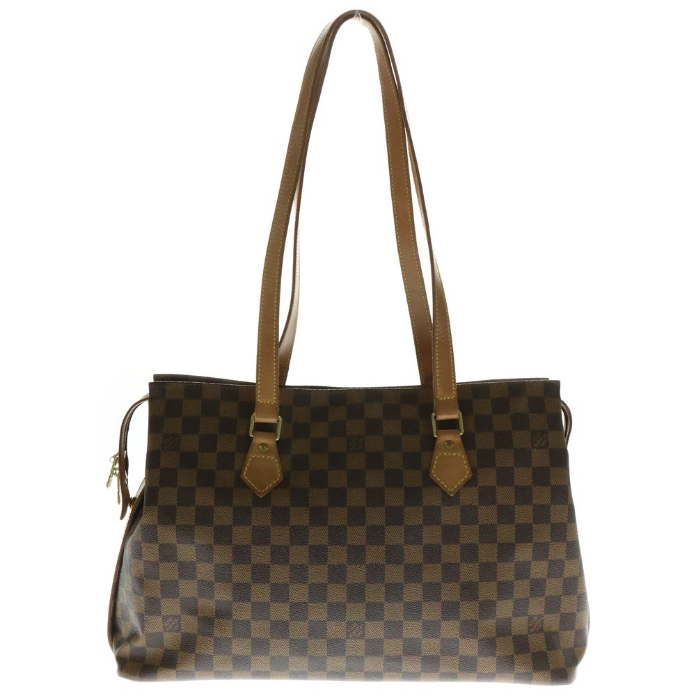 LOUIS VUITTON(ルイヴィトン) ダミエ コロンビーヌ EDITION CENTENAIRE レザートートバッグ ブラウン M99037
