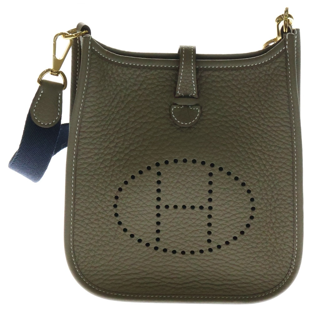 HERMES(エルメス) エブリンTPM エトゥープ トリヨンクレマンス ゴールド金具 ショルダーバッグ K刻印