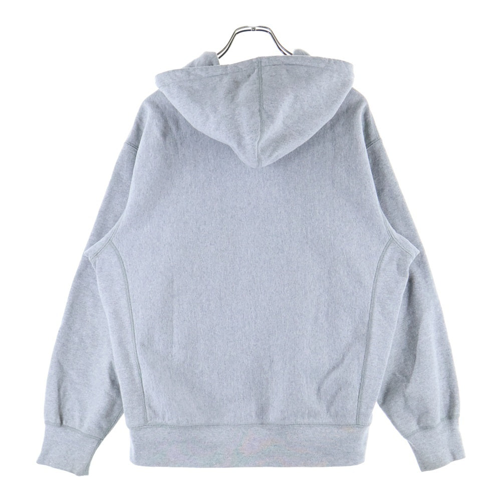 SUPREME(シュプリーム) 20AW Cross Box Logo Hooded Sweatshirt クロス ボックスロゴ刺繍 プルオーバースウェットパーカー フーディー グレー