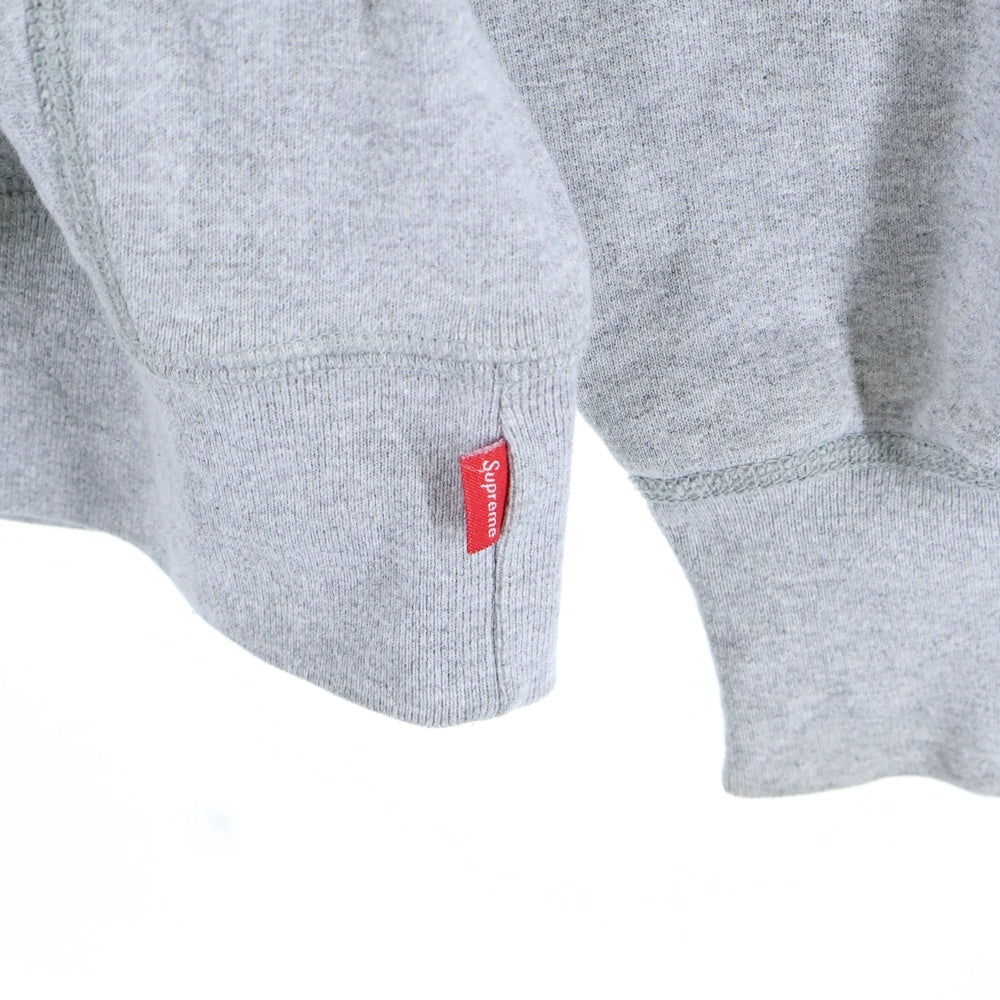 SUPREME(シュプリーム) 20AW Cross Box Logo Hooded Sweatshirt クロス ボックスロゴ刺繍 プルオーバースウェットパーカー フーディー グレー