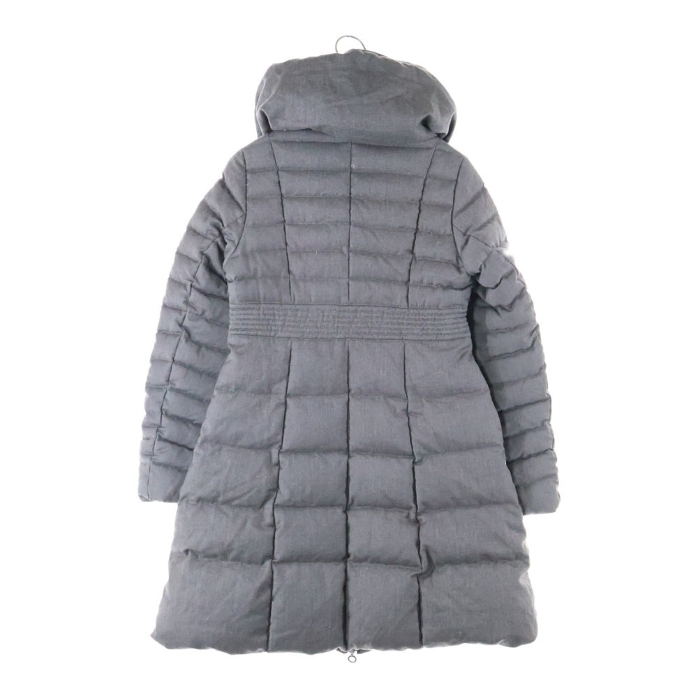 TATRAS(タトラス) 16AW ウール ジップアップ ダウン ロングジャケット コート グレー レディース LTA6FW4216