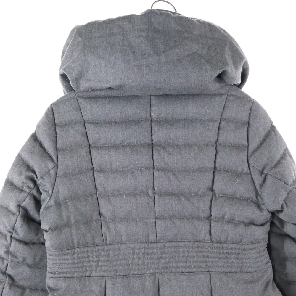 TATRAS(タトラス) 16AW ウール ジップアップ ダウン ロングジャケット コート グレー レディース LTA6FW4216