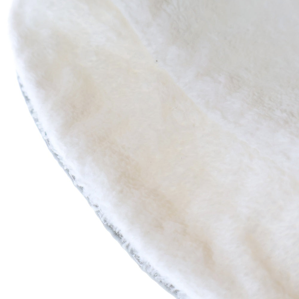 CHANEL(シャネル) ココマーク パイル地コットンバケットハット 帽子 ホワイト レディース