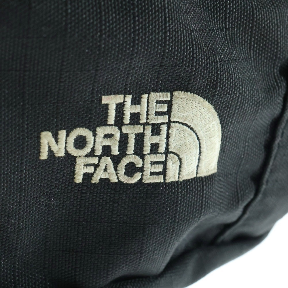 THE NORTH FACE(ザノースフェイス) ロゴ刺繍 ナイロン ボディ ショルダーバッグ ウエストポーチ ブラック