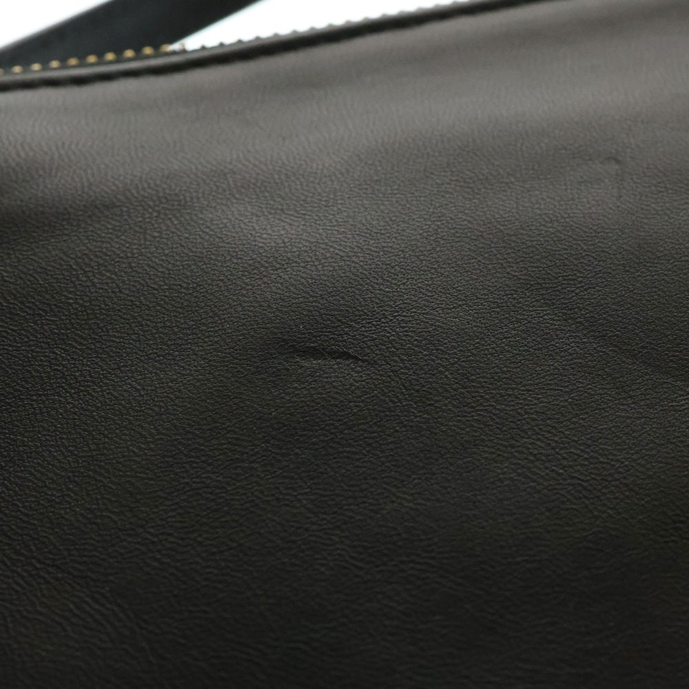 CELINE(セリーヌ) トリオ スモール ショルダーバッグ ミニバッグ ブラック ゴールド金具 レザー