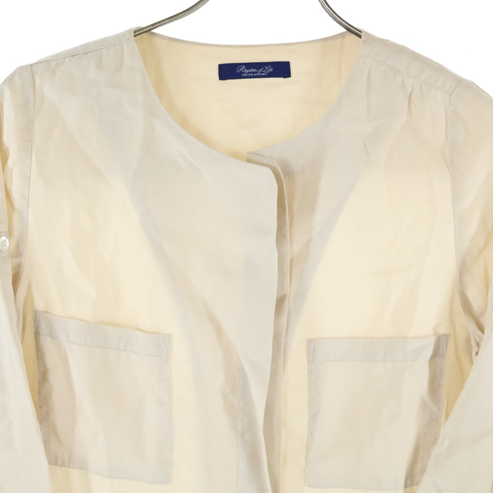 SONOTA(ソノタ) リズムオブライフ ユナイテッドアローズ 半袖シャツワンピース テンセル ベージュ