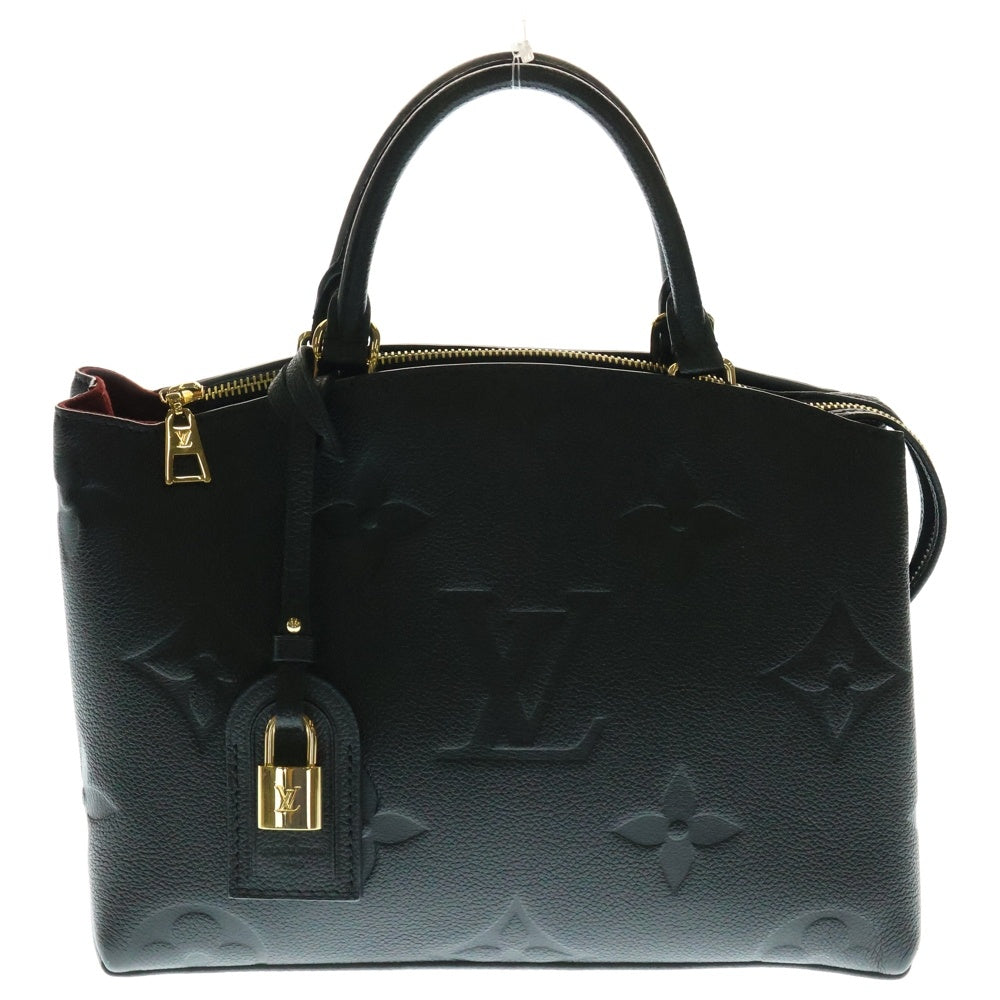 LOUIS VUITTON(ルイヴィトン) モノグラムアンプラント プティパレPM ノワール 2WAY レザーハンドバッグ ショルダーバッグ ブラック レディース M58916