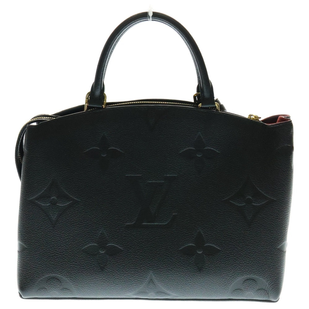 LOUIS VUITTON(ルイヴィトン) モノグラムアンプラント プティパレPM ノワール 2WAY レザーハンドバッグ ショルダーバッグ ブラック レディース M58916