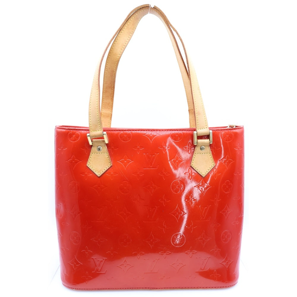 LOUIS VUITTON(ルイヴィトン) ヴェルニ ヒューストン エナメル モノグラム トートバッグ レッド M91092