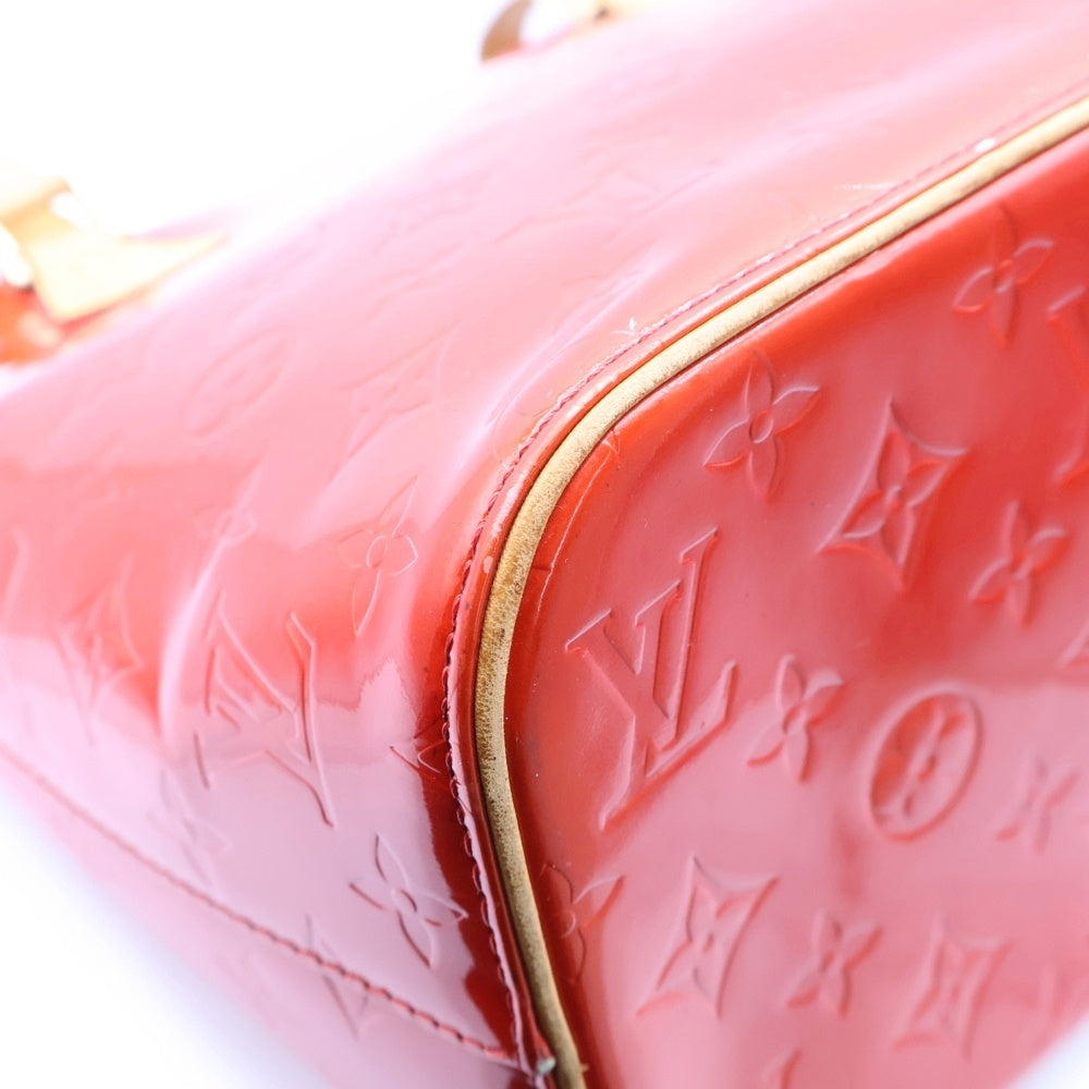 LOUIS VUITTON(ルイヴィトン) ヴェルニ ヒューストン エナメル モノグラム トートバッグ レッド M91092