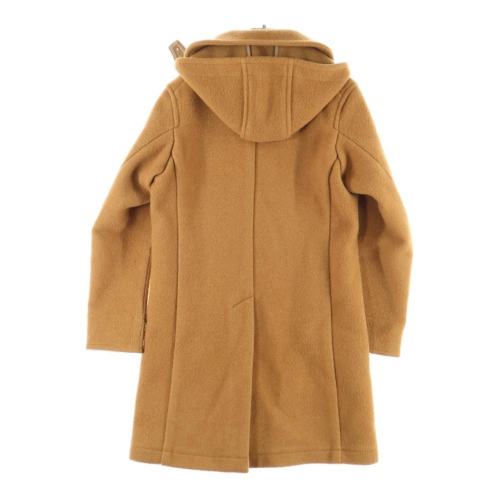 DANTON(ダントン) ロゴワッペン付 フーデッドウールコート キャメル