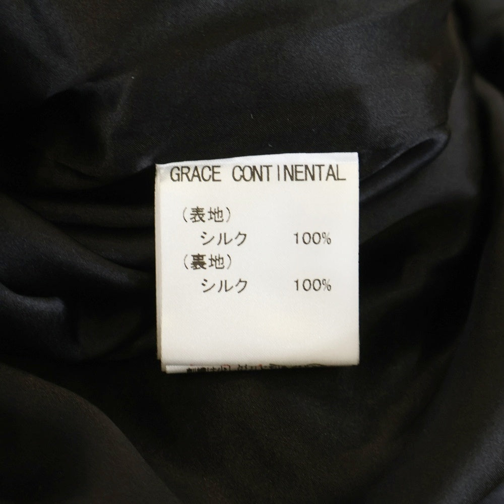 GRACE CONTINENTAL(グレースコンチネンタル) スパンコール/ビーズ装飾 ノースリーブワンピースドレス ブラック レディース