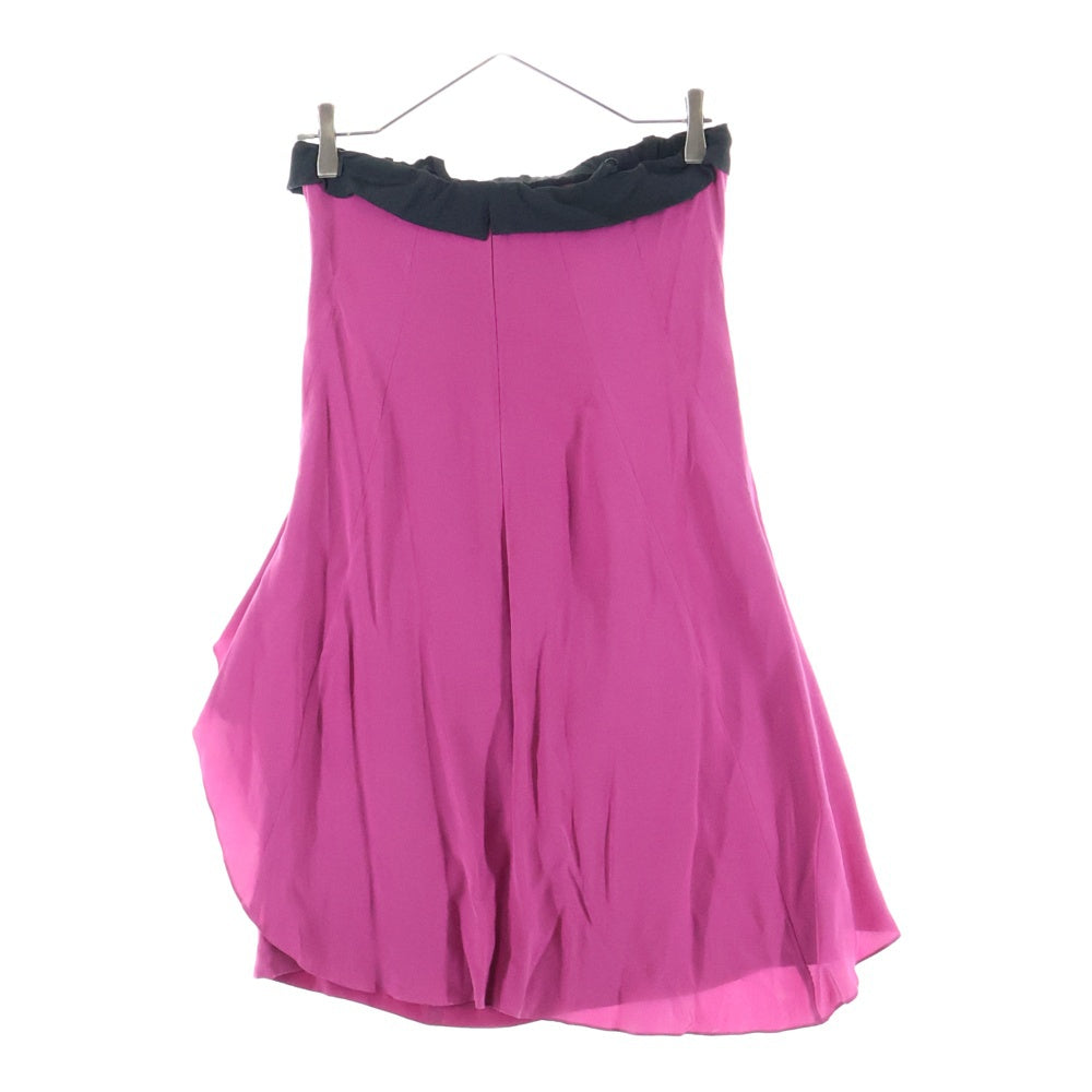 DIAGRAM(ダイアグラム) フリル ティアードデザイン キャミソール ドレス ワンピース パープル/ブラック レディース