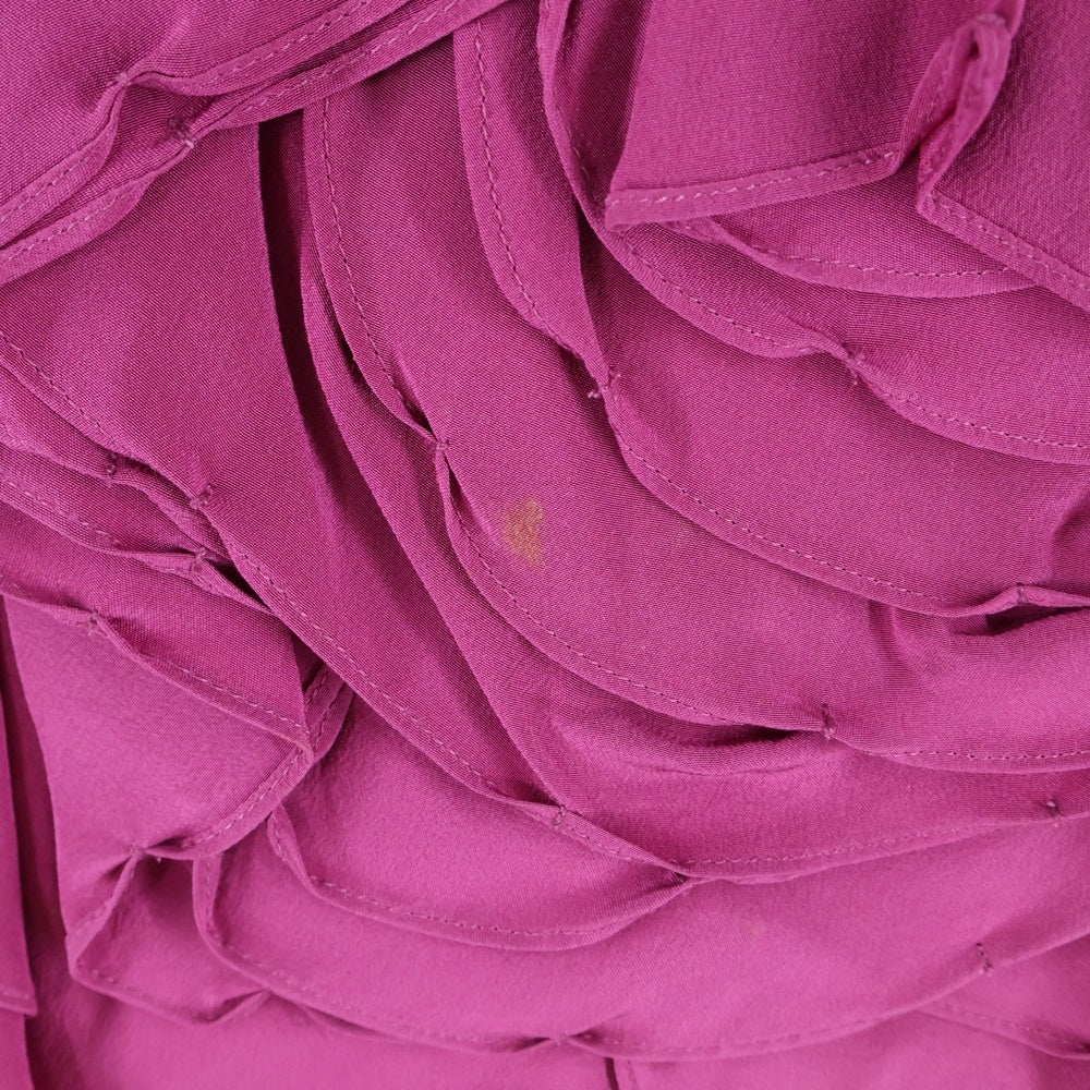 DIAGRAM(ダイアグラム) フリル ティアードデザイン キャミソール ドレス ワンピース パープル/ブラック レディース