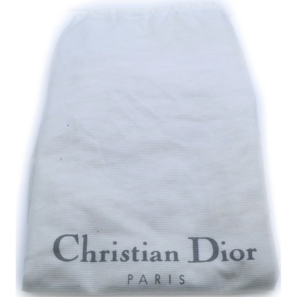 Christian Dior(クリスチャンディオール) カナージュ スタッズ レザーハンドバッグ ブラック